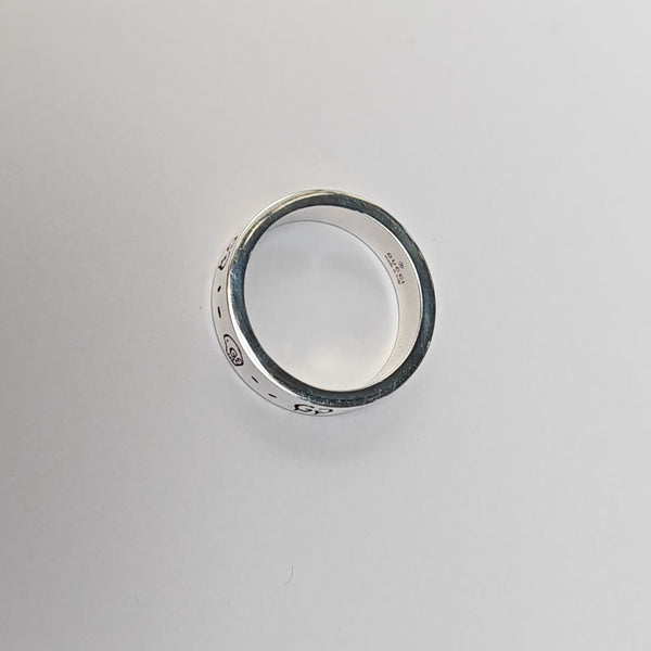 Ghost 925 Sterling Silver Ring EU 64