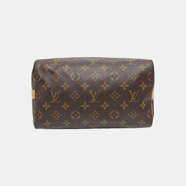 SPEEDY 25 Monogram Coated Canvas Brown