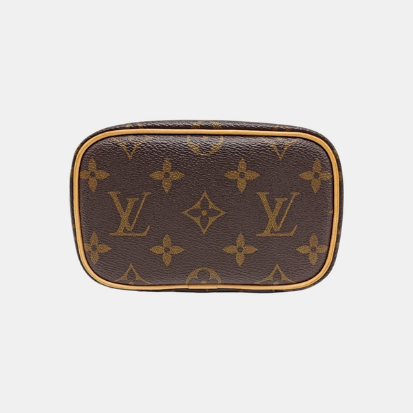 NICE Super Mini Monogram Coated Canvas Brown