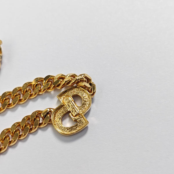 Petit CD Metal Gold Necklace