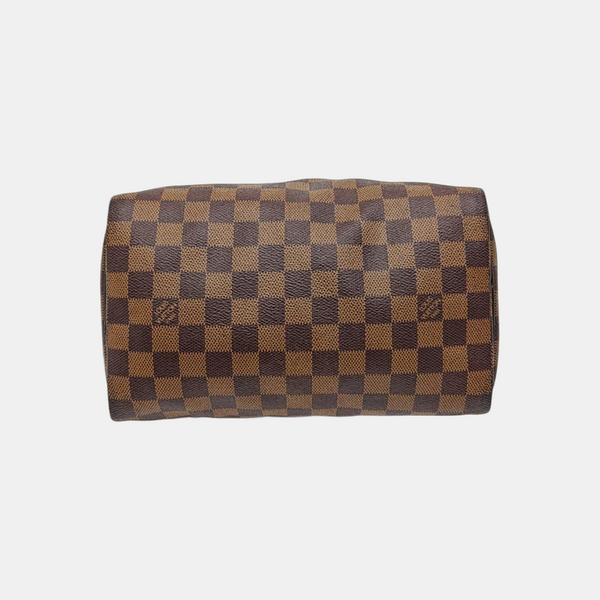 SPEEDY 25 Damier Ebene Coated Canvas Brown