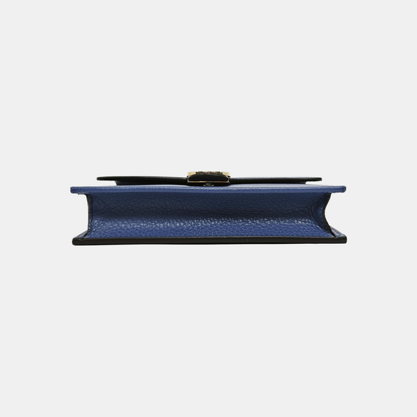 Authenticated pre-owned Interlocking G Calfskin Blue - Shoulder Bag at Looply