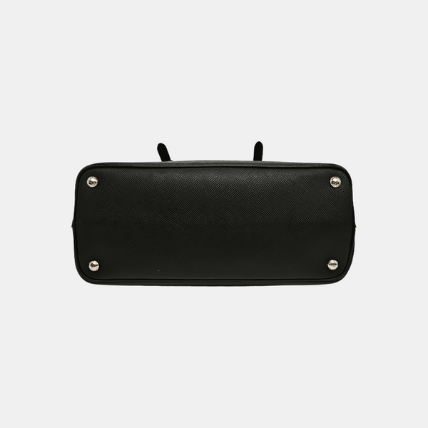 Double Medium Calfskin Black