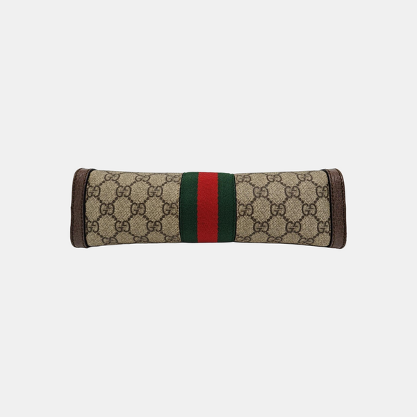 Ophidia Small Monogram Coated Canvas Beige