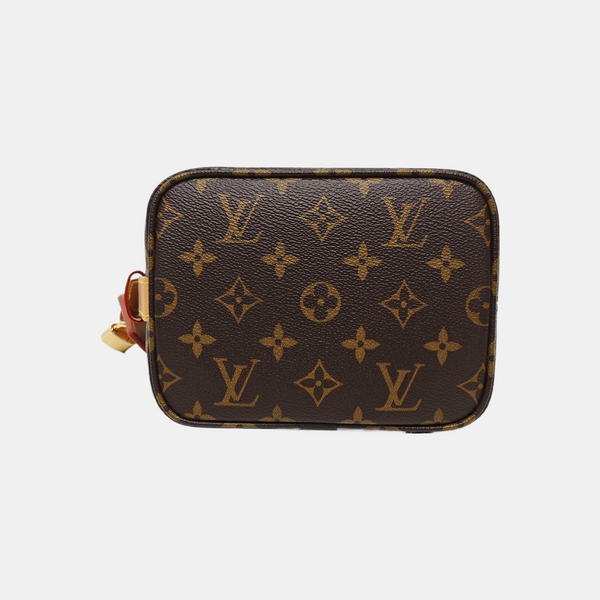 ALL IN BB Monogram Coated Canvas Brown