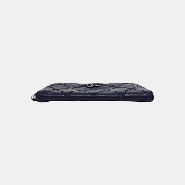 Quilted Calfskin Blue