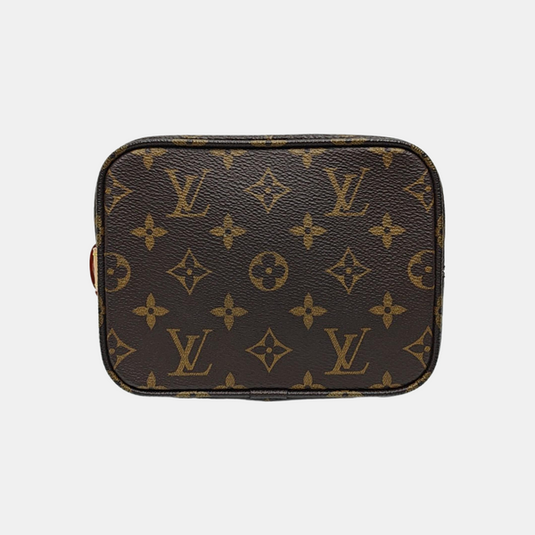 ALL IN BB Monogram Coated Canvas Brown