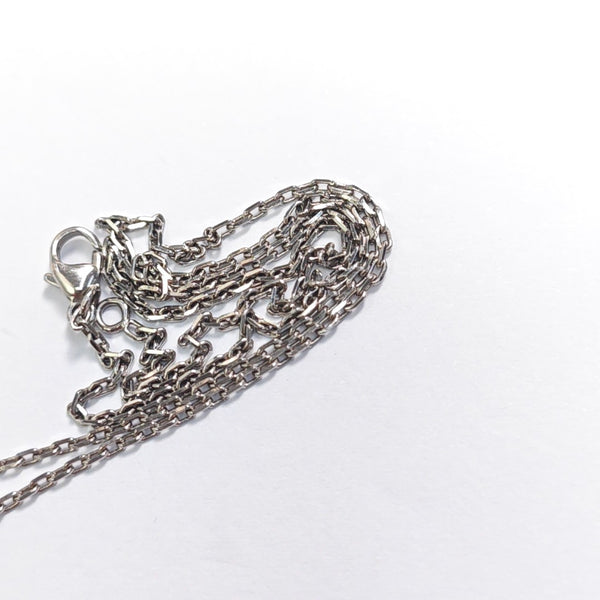 Pop H Metal Silver Necklace