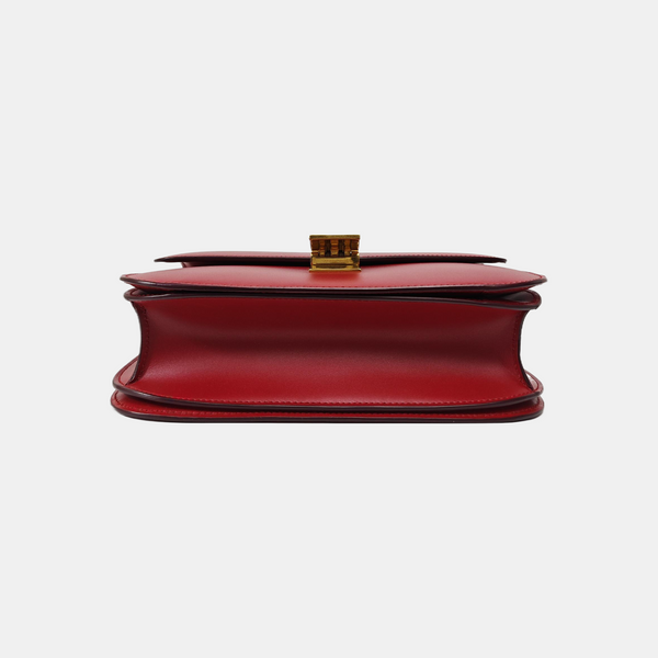 CLASSIC BOX Medium Calfskin Red
