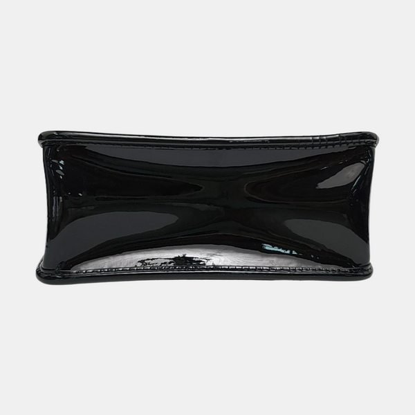 Mini Quilted Patent Leather Black