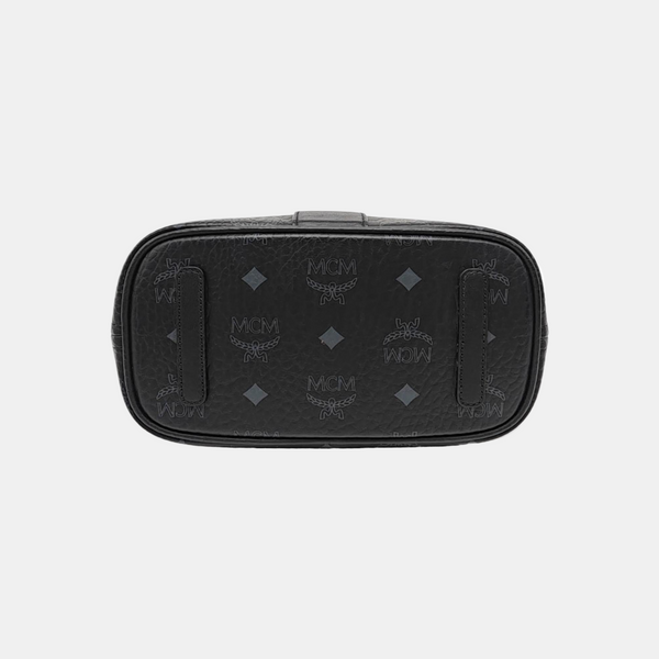 LIZ Monogram Coated Canvas Black