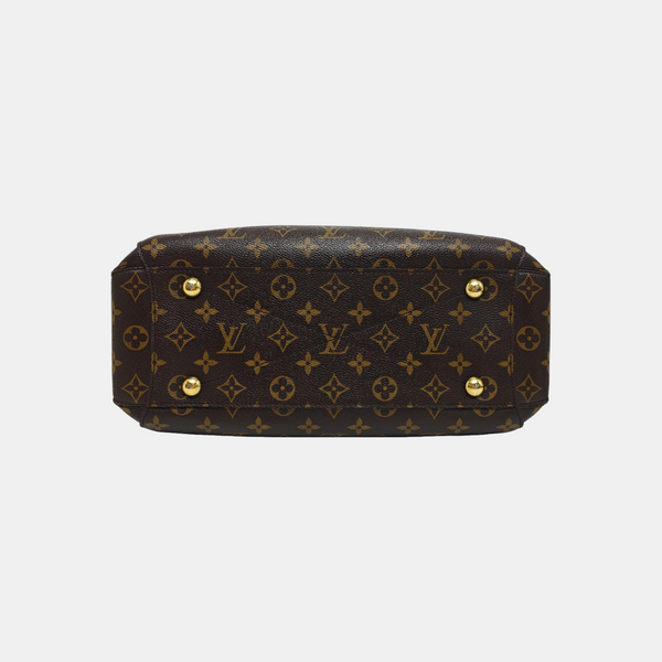 MONTAIGNE GM Monogram Coated Canvas Brown