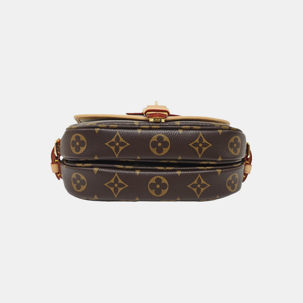 SAUMUR BB Monogram Coated Canvas Brown