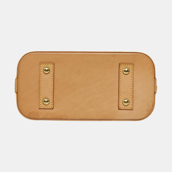 ALMA BB Monogram Coated Canvas Brown