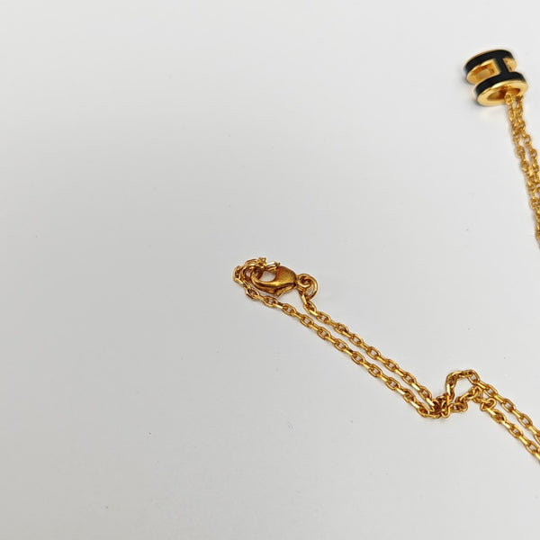 Pop H Metal Gold Necklace