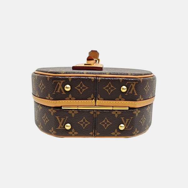 BOITE CHAPEAU PM Monogram Coated Canvas Brown
