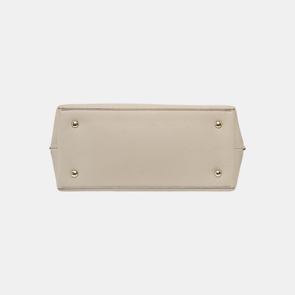 Calfskin Shoulder Bag Beige