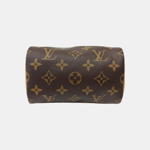 SPEEDY Nano Monogram Coated Canvas Brown