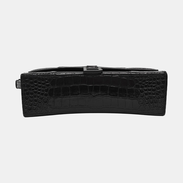 Hourglass Small Calfskin Black