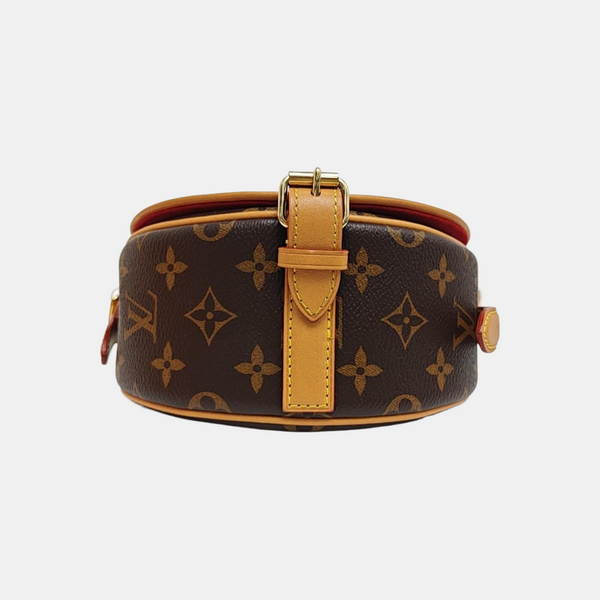 TAMBOURINE Monogram Coated Canvas Brown