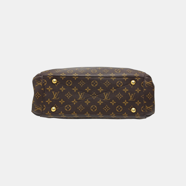 MONTAIGNE Monogram Coated Canvas Brown