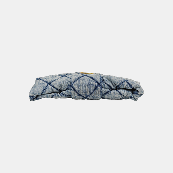 Quilted Denim Blue