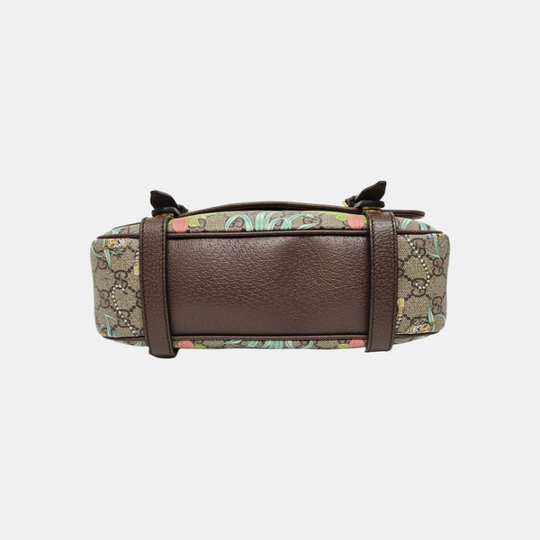 Monogram Coated Canvas Shoulder Bag Beige