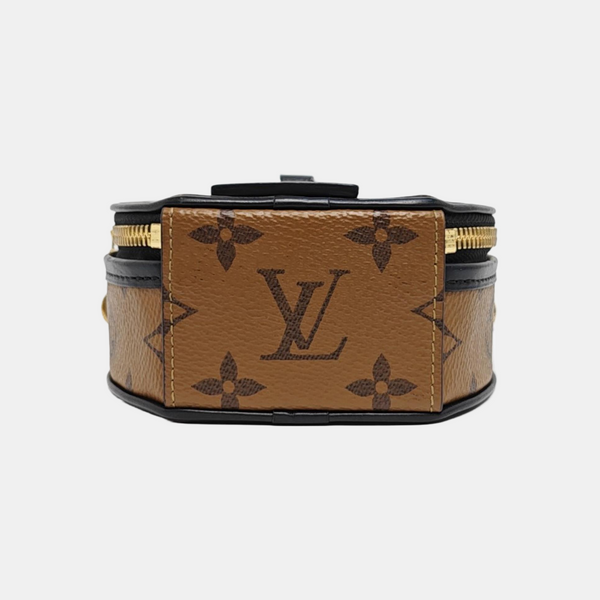 BOITE CHAPEAU Mini Monogram Coated Canvas Brown