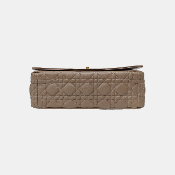 Dior Caro Large Cannage Calfskin Gray
