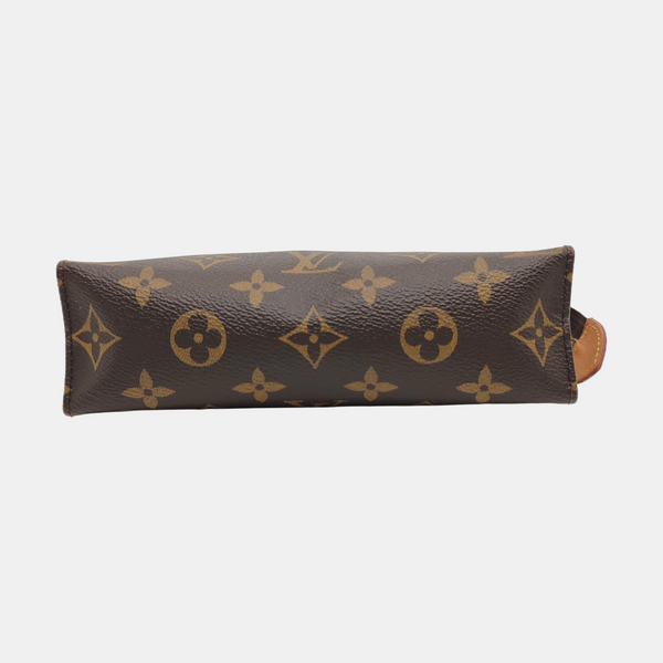 TOILET POCKET 19 Monogram Coated Canvas Brown