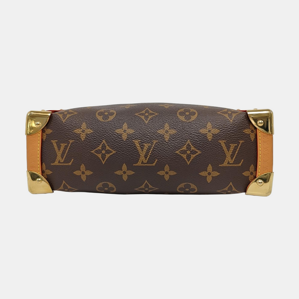 SIDE TRUNK MM Monogram Coated Canvas Brown