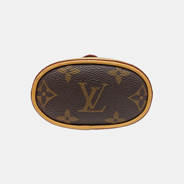 FOLD ME Monogram Coated Canvas Brown