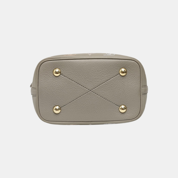 BLOSSOM PM Monogram Calfskin Gray