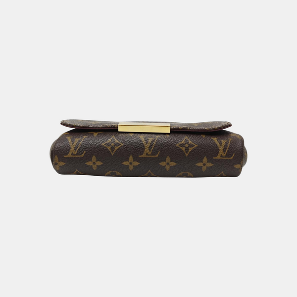 FAVORITE PM Monogram Coated Canvas Brown