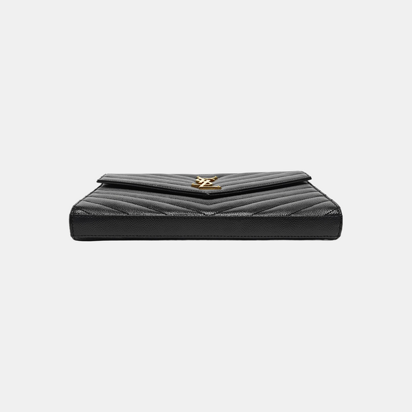 MONOGRAM Medium Chevron Calfskin Black