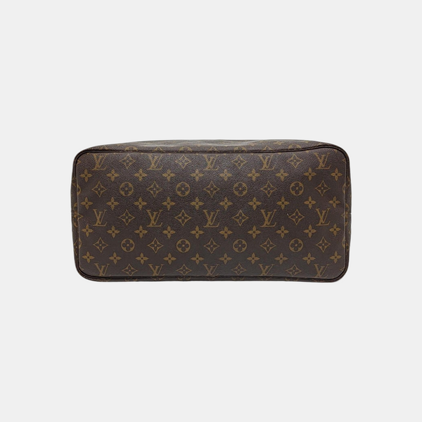 NEVERFULL GM Monogram Coated Canvas Brown