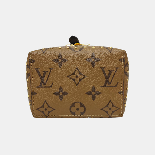 Monogram Coated Canvas Shoulder Bag Brown