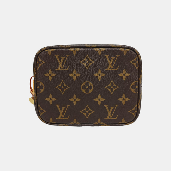 ALL IN Monogram Coated Canvas Brown