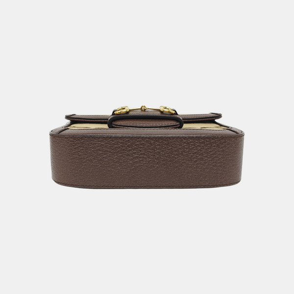 Horsebit 1955 Mini Monogram Canvas Beige