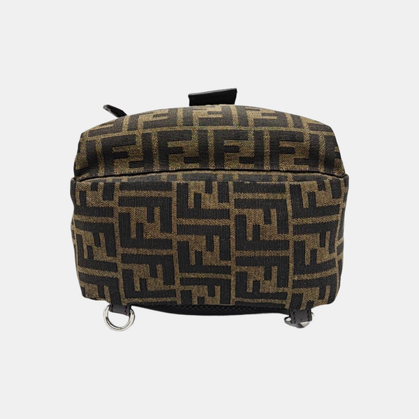 Canvas Top Handle Bag Small Brown