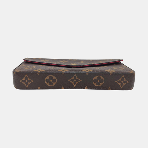 FÉLICIE Monogram Coated Canvas Brown