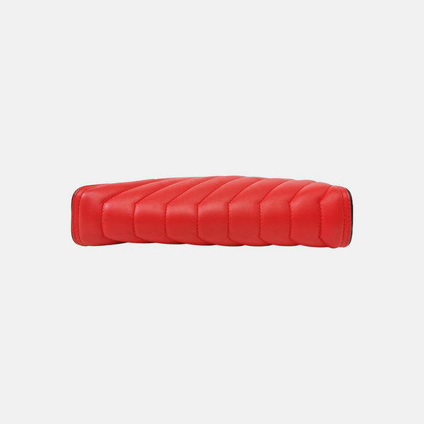 Camera Quilted Calfskin Red