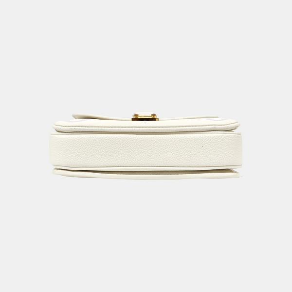 MÉTIS EAST WEST Monogram Calfskin White