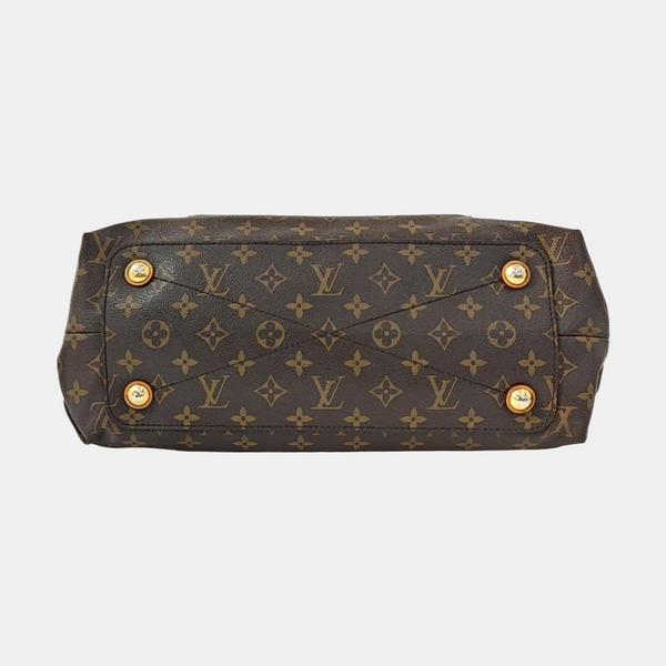 OLYMPE MM Monogram Coated Canvas Brown