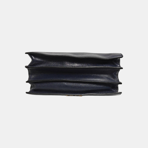 Calfskin Top Handle Bag Blue