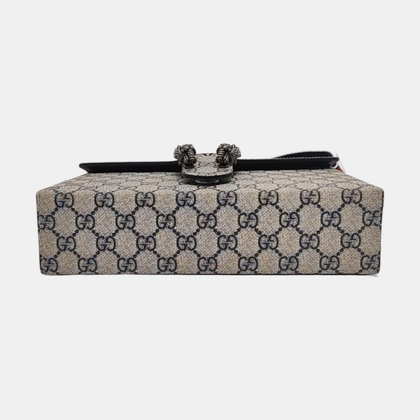 Dionysus Medium Monogram Coated Canvas Beige