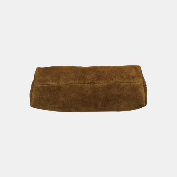 Suede Shoulder Bag Brown
