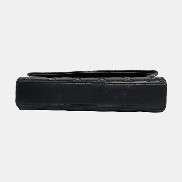 WOC Quilted Lambskin Black