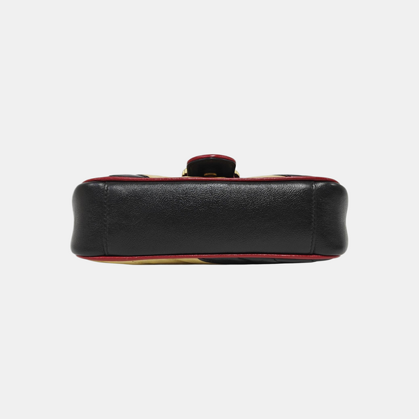 GG Marmont Small Quilted Calfskin Multicolor
