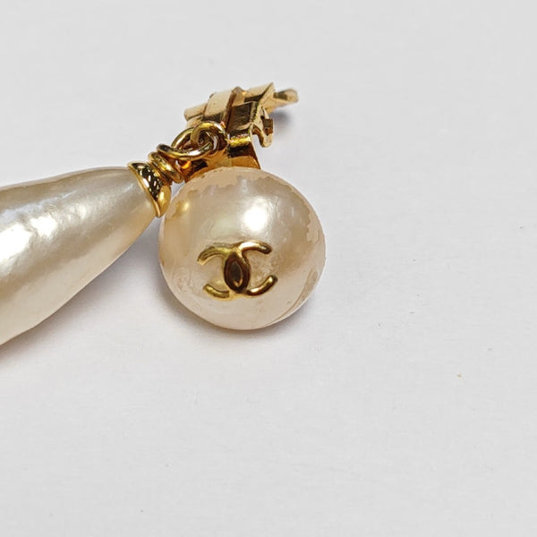 Metal White Clip On Earrings